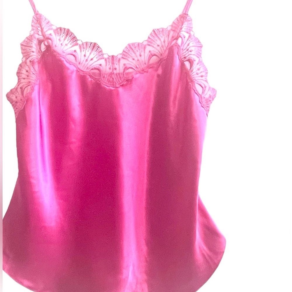 Victoria’s Secret Pink Satin Cami Slip Top 90s Sz M